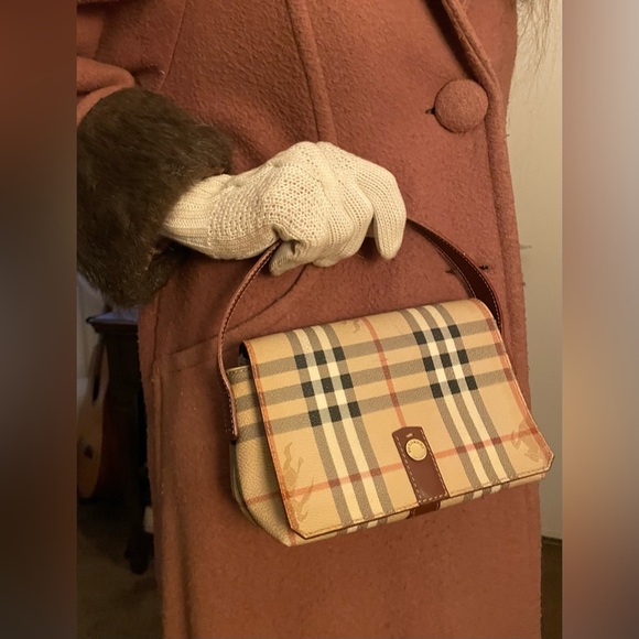 Burberry coated canvas Mini bag - Picture 8 of 10